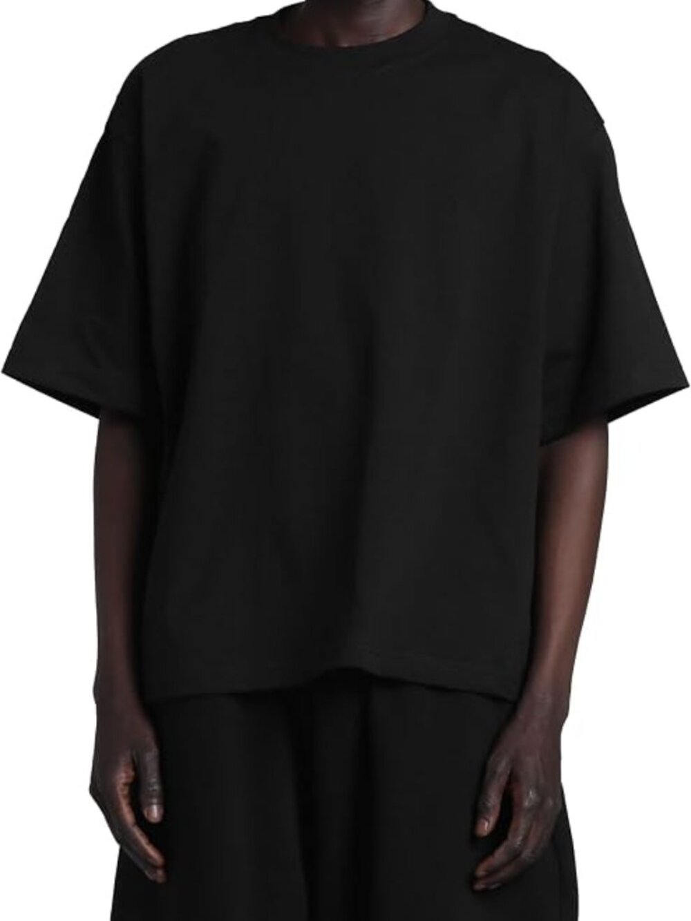 Shaka Wear 7.5oz Max Heavyweight Cropped Tee Black